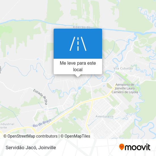 Servidão Jacó mapa