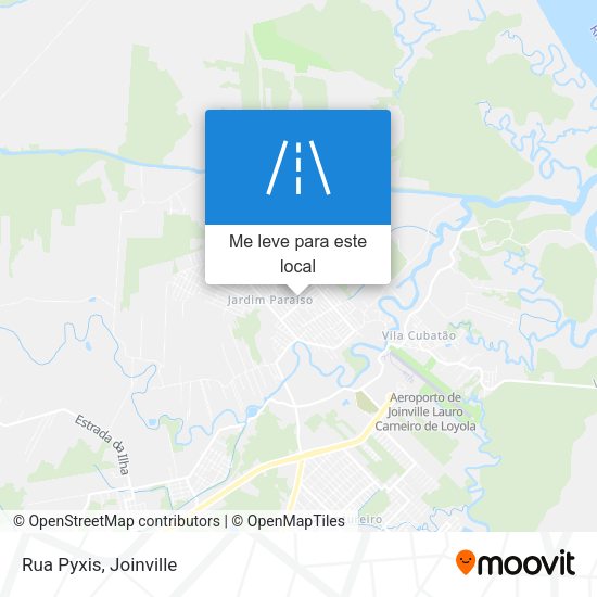 Rua Pyxis mapa