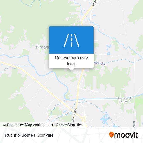 Rua Írio Gomes mapa