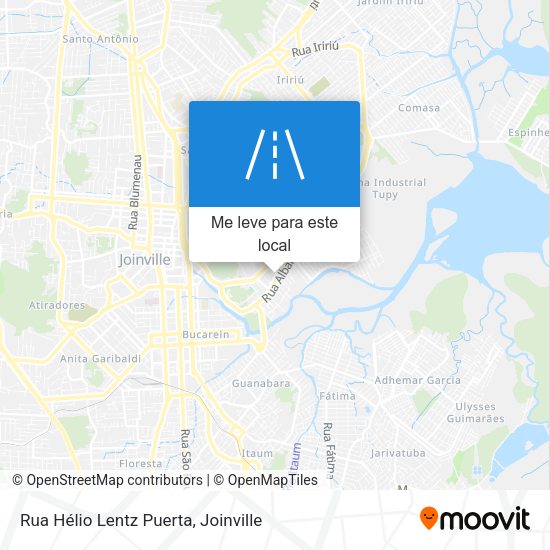 Rua Hélio Lentz Puerta mapa
