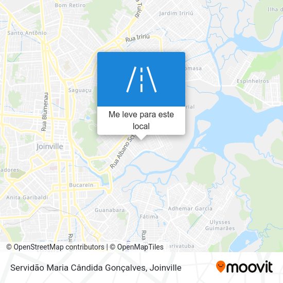 Servidão Maria Cândida Gonçalves mapa