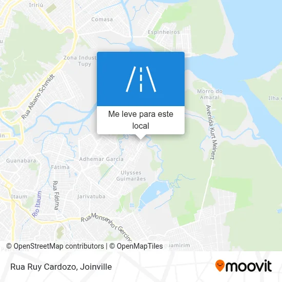 Rua Ruy Cardozo mapa