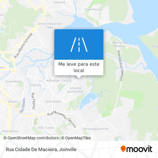 Rua Cidade De Macieira mapa