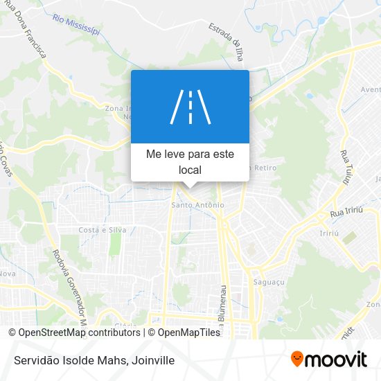 Servidão Isolde Mahs mapa