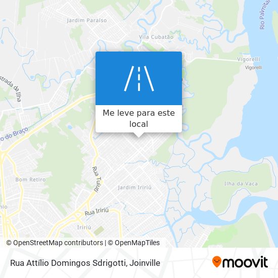 Rua Attílio Domingos Sdrigotti mapa