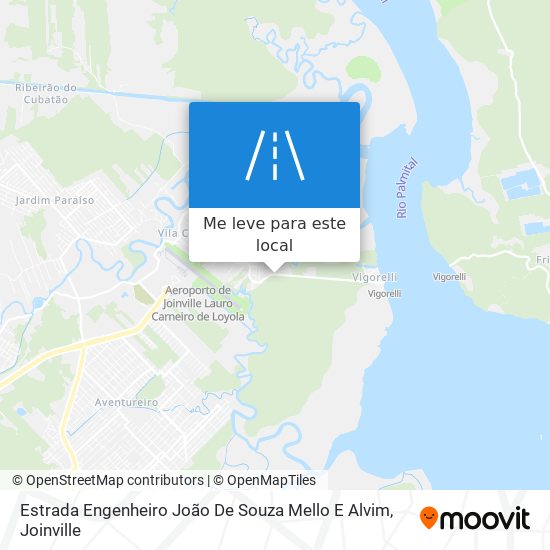 Estrada Engenheiro João De Souza Mello E Alvim mapa