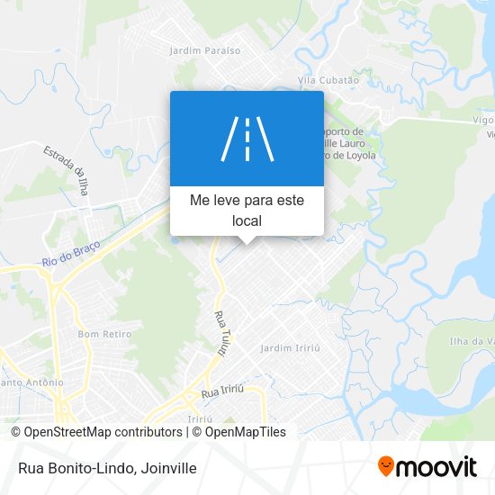 Rua Bonito-Lindo mapa