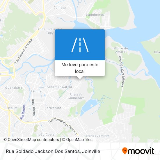 Rua Soldado Jackson Dos Santos mapa