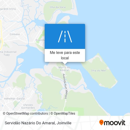 Servidão Nazário Do Amaral mapa