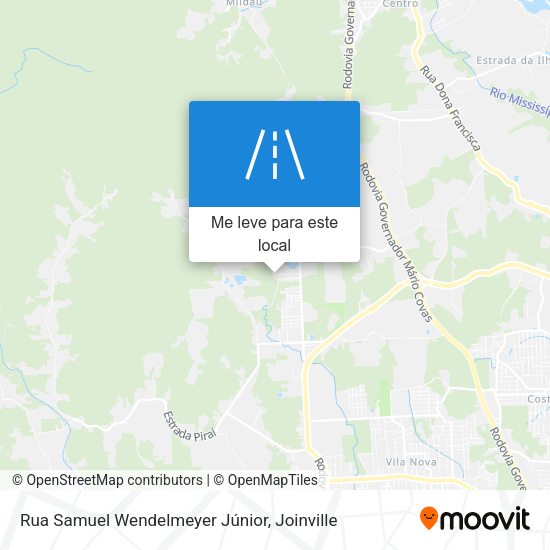 Rua Samuel Wendelmeyer Júnior mapa