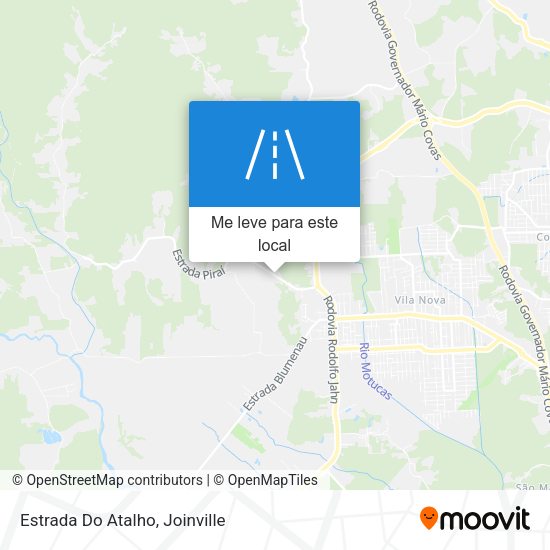Estrada Do Atalho mapa