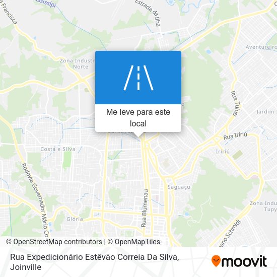 Rua Expedicionário Estêvão Correia Da Silva mapa