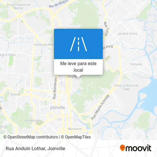 Rua Anduin Lothar mapa