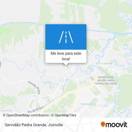 Servidão Pedra Grande mapa
