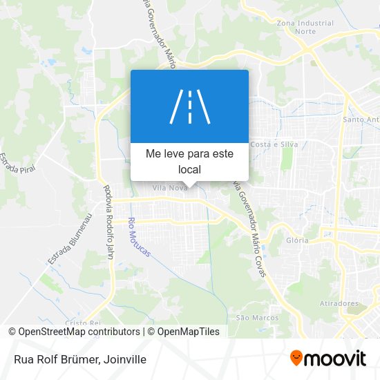 Rua Rolf Brümer mapa