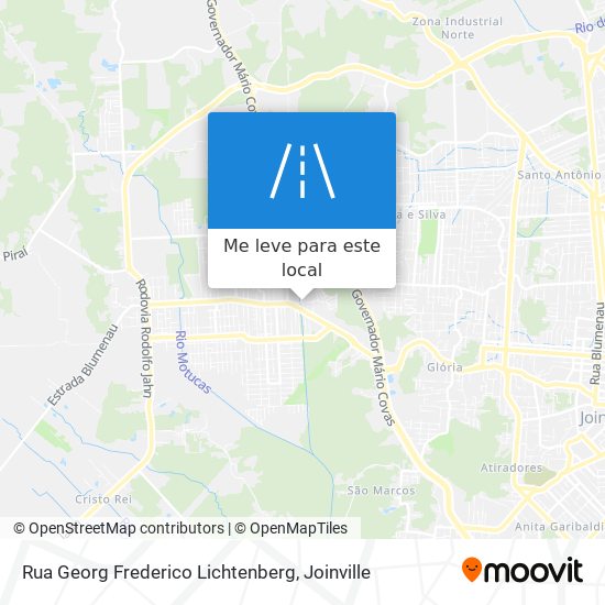 Rua Georg Frederico Lichtenberg mapa