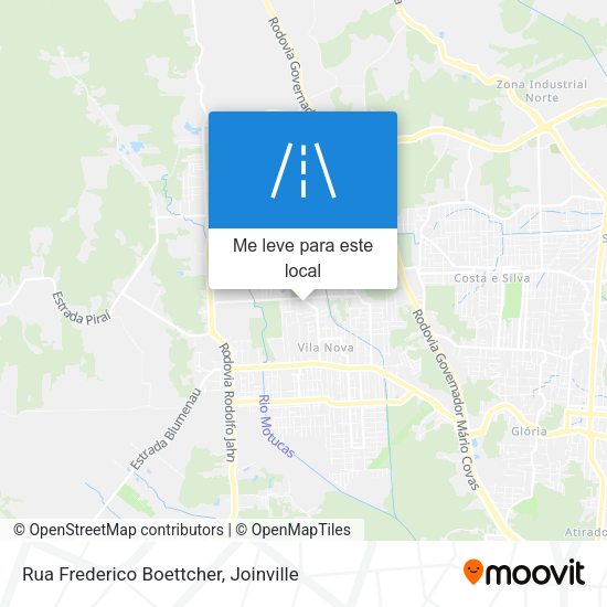 Rua Frederico Boettcher mapa