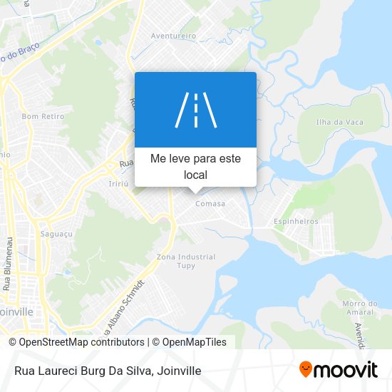 Rua Laureci Burg Da Silva mapa