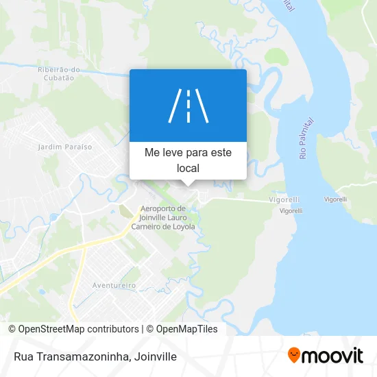 Rua Transamazoninha mapa