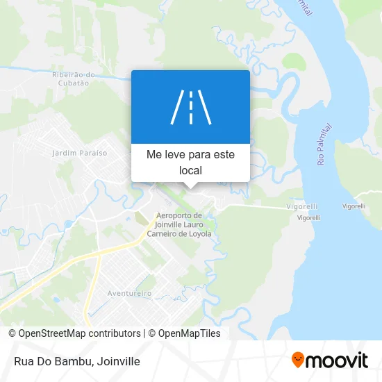 Rua Do Bambu mapa