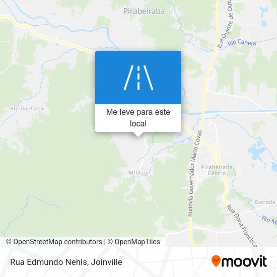 Rua Edmundo Nehls mapa