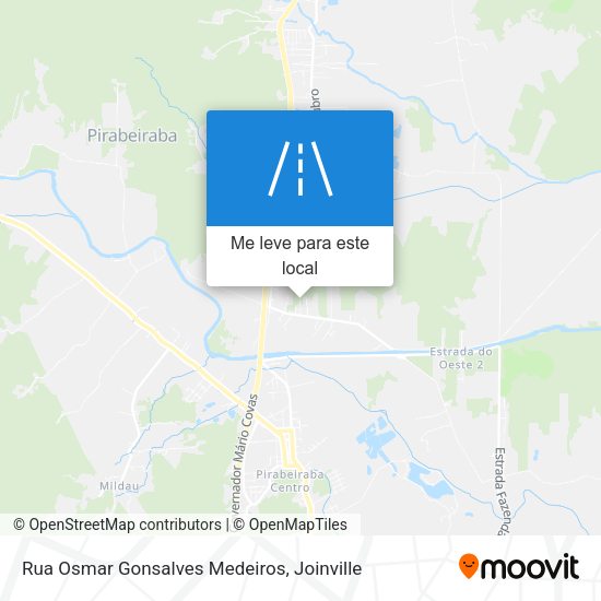 Rua Osmar Gonsalves Medeiros mapa