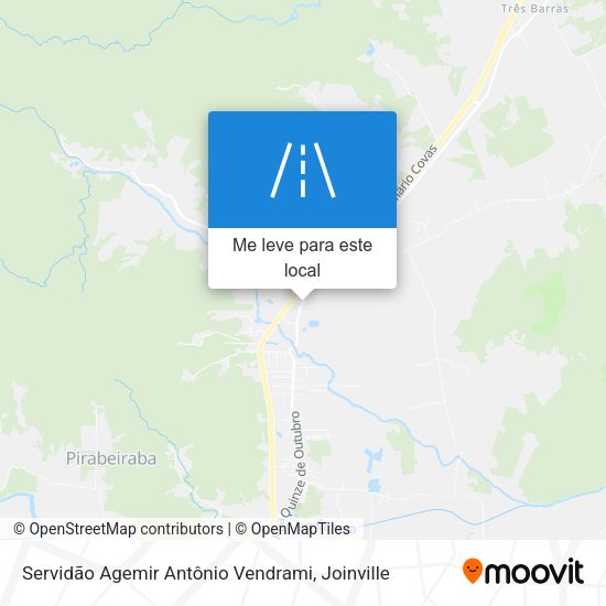 Servidão Agemir Antônio Vendrami mapa