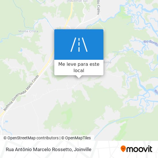 Rua Antônio Marcelo Rossetto mapa