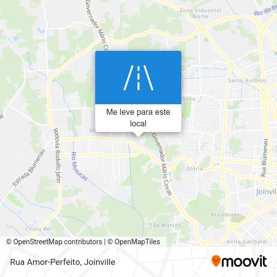 Rua Amor-Perfeito mapa