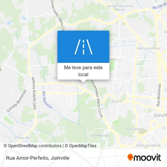Rua Amor-Perfeito mapa