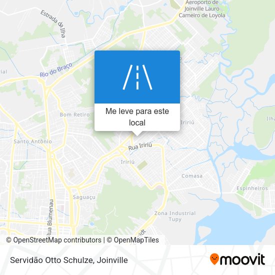 Servidão Otto Schulze mapa
