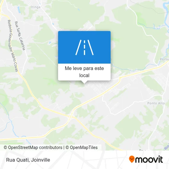 Rua Quati mapa