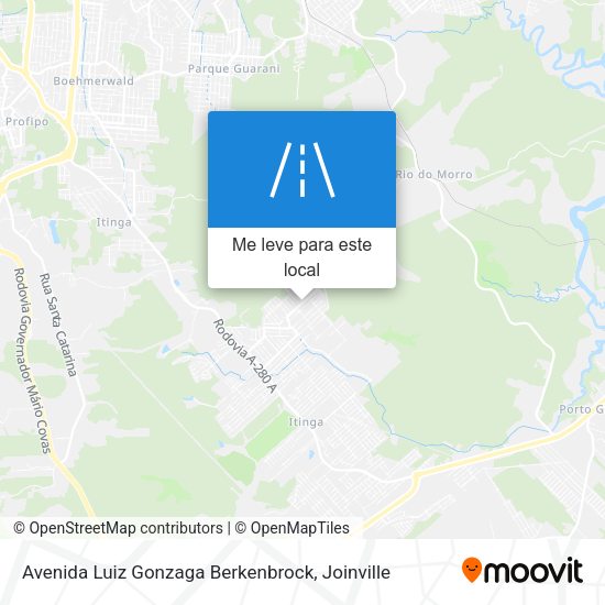 Avenida Luiz Gonzaga Berkenbrock mapa