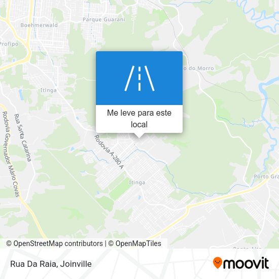 Rua Da Raia mapa