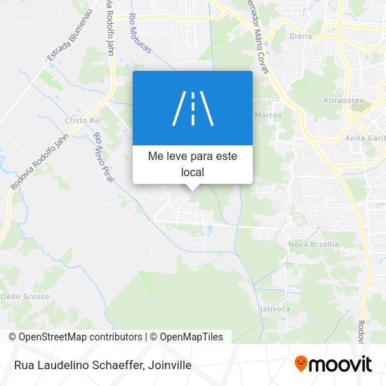 Rua Laudelino Schaeffer mapa