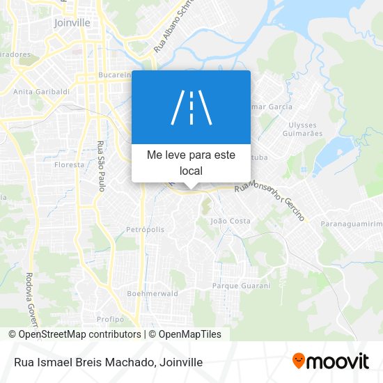 Rua Ismael Breis Machado mapa