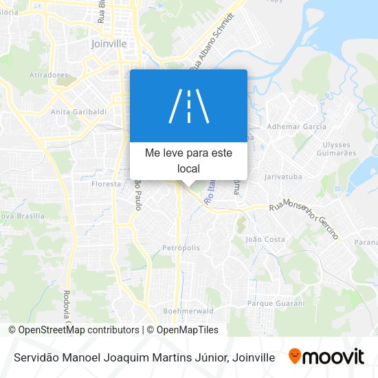 Servidão Manoel Joaquim Martins Júnior mapa