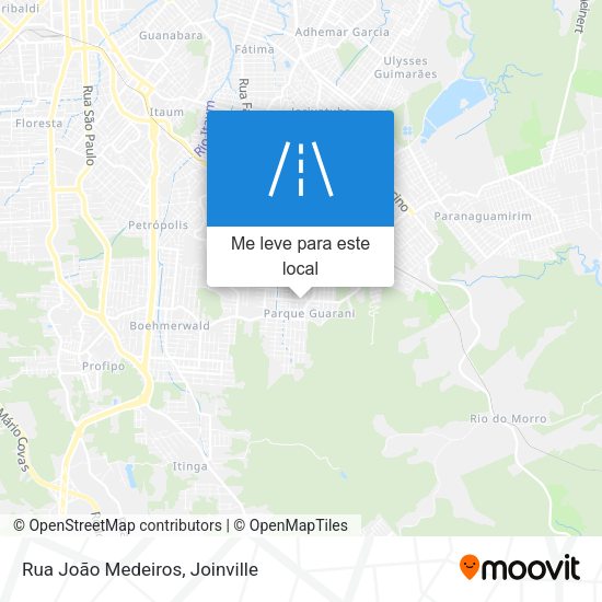 Rua João Medeiros mapa
