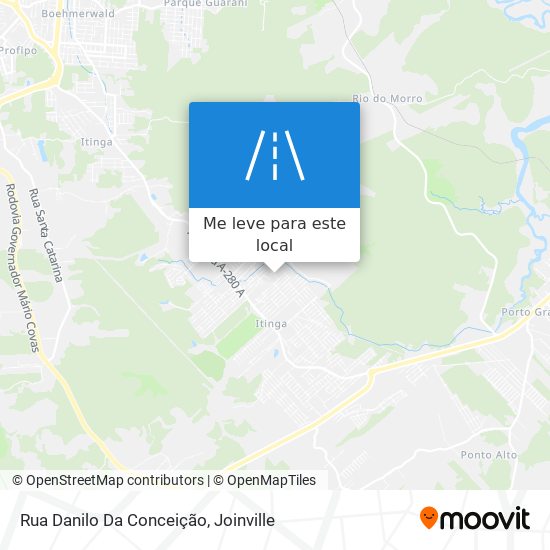 Rua Danilo Da Conceição mapa