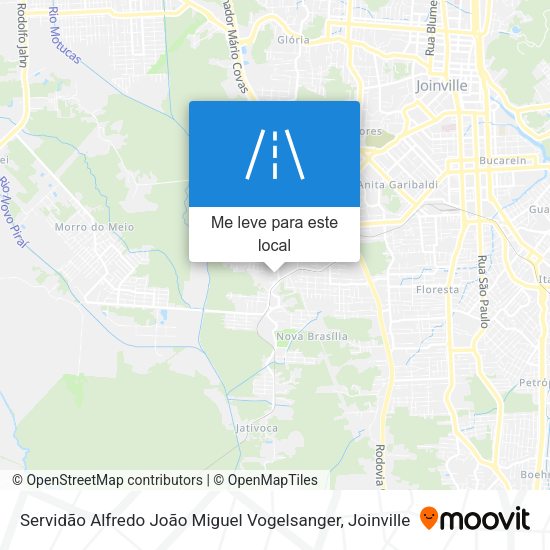Servidão Alfredo João Miguel Vogelsanger mapa