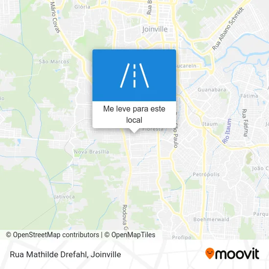 Rua Mathilde Drefahl mapa