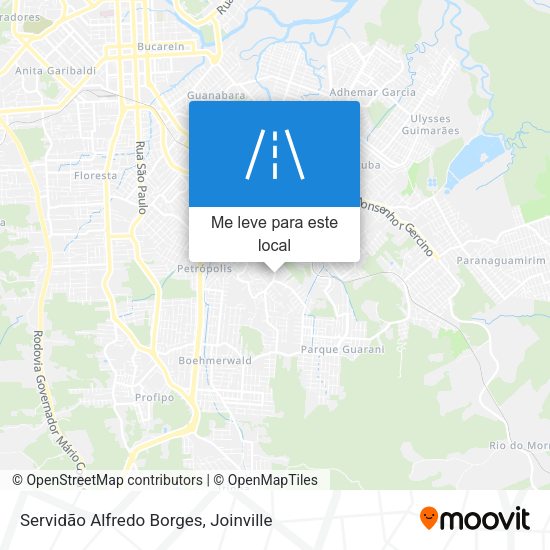 Servidão Alfredo Borges mapa