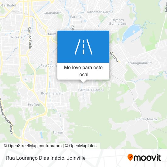 Rua Lourenço Dias Inácio mapa