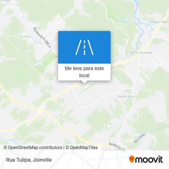 Rua Tulipa mapa