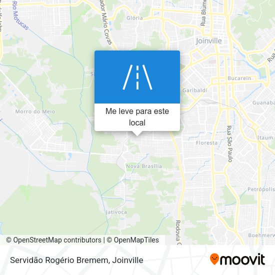 Servidão Rogério Bremem mapa