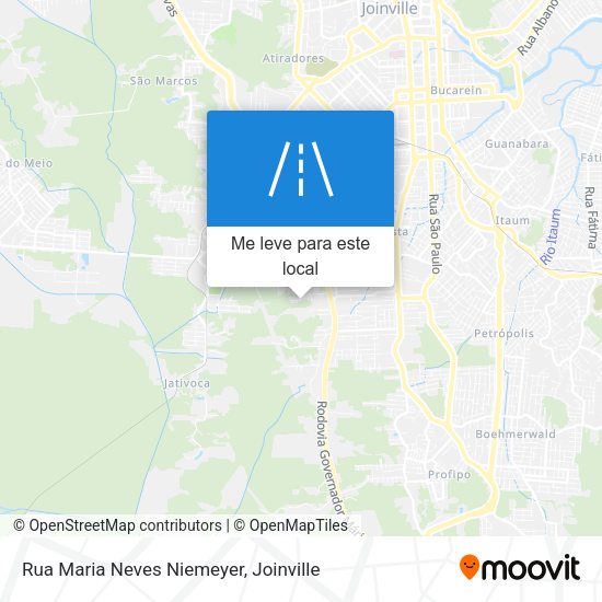 Rua Maria Neves Niemeyer mapa
