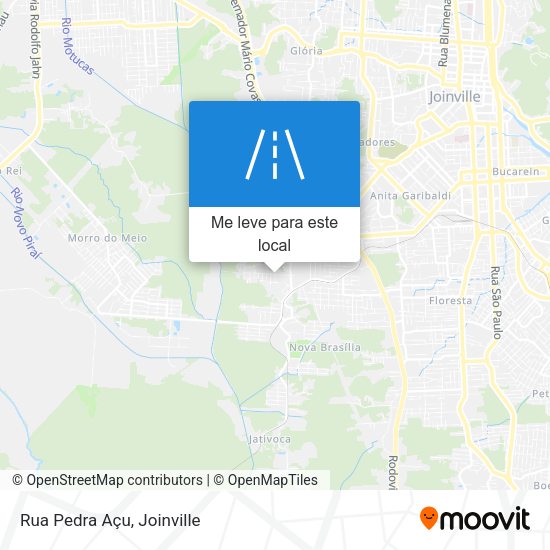 Rua Pedra Açu mapa