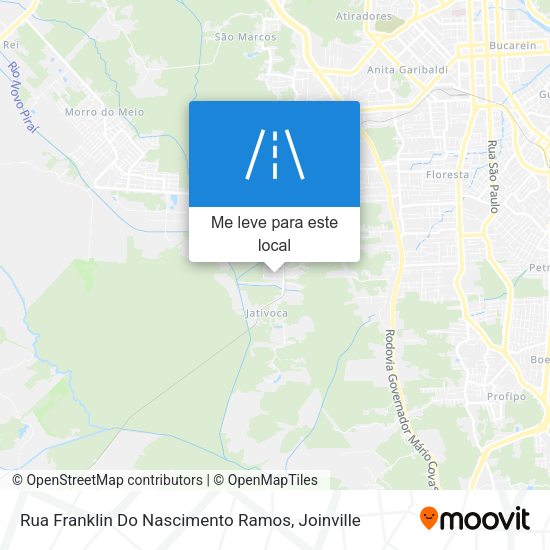 Rua Franklin Do Nascimento Ramos mapa
