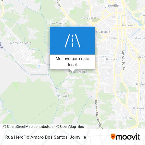 Rua Hercílio Amaro Dos Santos mapa