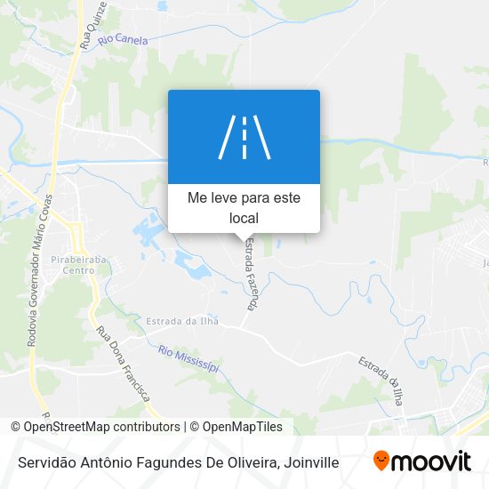 Servidão Antônio Fagundes De Oliveira mapa